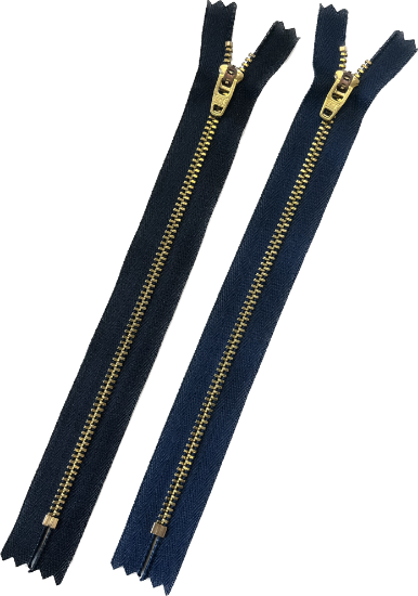 Picture of YKK 8" Metal Zipper Closed-End