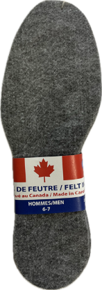 Picture of Grey Deluxe Felt Insole