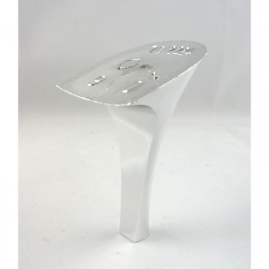 Picture of Metallic Plastic Heel Silver 702224