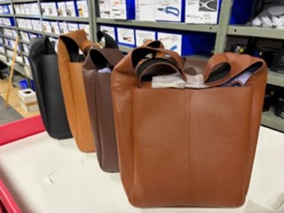 Picture of 229 Bucket Leather Bag with Leather Pouch