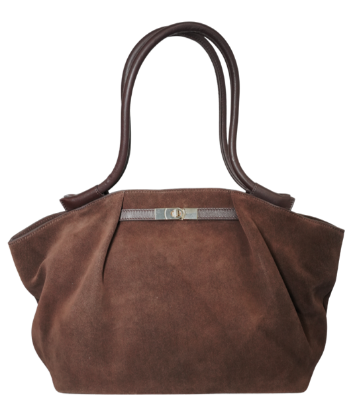 Picture of 290 Suede Tote Bag with Leather Handles